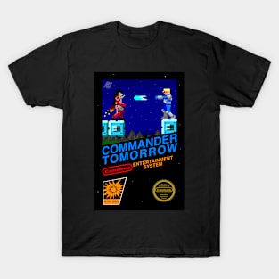 Commander Tomorrow 8 bit video game T-Shirt